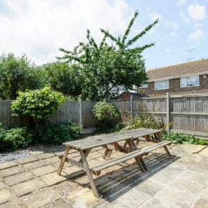 Rear garden, Room to rent in The Silvers, Broadstairs