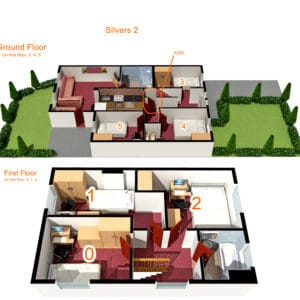 Floorplan - Room to rent in The Silvers, Broadstairs