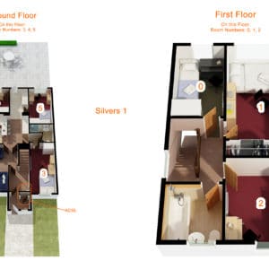 Floor plan - Room to rent in The Silvers, Broadstairs